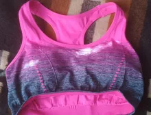 Sports-Bra Top Fitness Seamless Yoga Quick-Dry Running Women Padded VEQKING for Hback