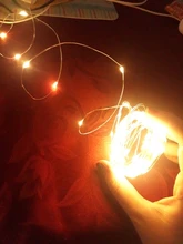 Led-Light Photo-Clip Battery-Powered Garland Led Christmas Outdoor Wedding 10M 5M 2M