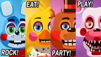 Плакат 5 Ночей с Фредди Five Nights at Freddy&amp#039s ФНАФ Аниматроники №40 А4 | Дом и сад