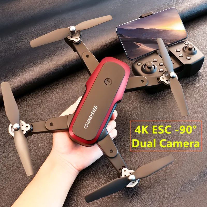 Профессиональный Дрон LWJYOH 4K ESC с двойной камерой вращение на 360 ° траектория