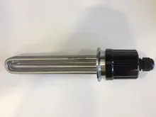 Tri-abrazadera (OD64) de 2 pulgadas, 220V/380V, todos los SUS304, calentador de tubo de Elemento calentador de agua de inmersión eléctrico, 3/3, 75/4, 5/6/9KW