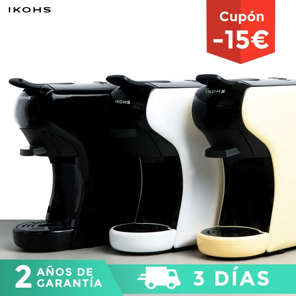 IKOHS POTTS Automatic Coffee Machine Express 4 Colors Capsules of Dolce Gusto Nespresso and for Ground Coffe 0.7L 1450W IKOHS POTTS Automatic Coffee Machine Express 4 Colors Capsules of Dolce Gusto Nespresso and for Ground Coffe 0.7L 1450W