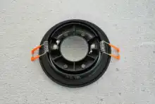 Black LED Downlights-Fitting Recessed-Ceiling-Spot-Lamp-Frame GU10 E27 LEDIARY 90-265V