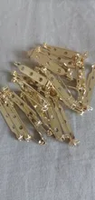 Clip de broche Chapado en 20 piezas, 20, 25 y 32mm, Base de bloqueo de seguridad en blanco, Base del broche para DIY, fabricación de joyas, accesorios de ropa al por mayor