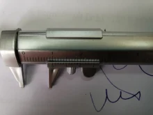 Bolígrafo de tinta de Gel multifunción de 1mm, Calibre Vernier, bolígrafo de papelería, regla de bola, suministros para estudiantes, regalo, 1/2/3 Uds.