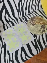 Pegatinas de pared brillantes en la oscuridad, 435 Uds., punto de estrella de Luna luminosa, pegatinas de pared fluorescente, decoración ambiental