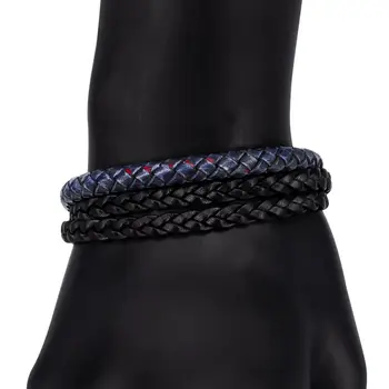 

Leather bracelet otokodesign 55986 (black, magnetic lock, genuine leather)