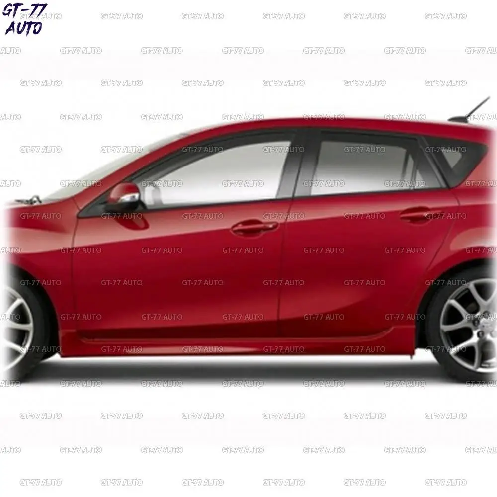 Декоративные накладки на пороги для Mazda 3 HB/SD 2009-2012 внешний обвес 1 комплект / 2 шт спорт юбки материал ABS пластик Стайлинг тюнинг Накладка на порог