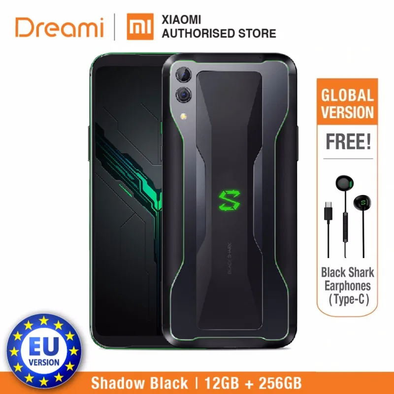 Дешево Версия ЕС Black Shark 2 256GB Rom 12GB Ram (абсолютно новая и запечатанная коробка) оригинал