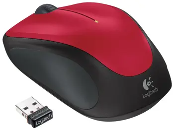 

Mouse wireless Logitech Wireless Mouse M235 910-002496 (red/black)