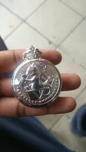 Reloj de bolsillo de cuarzo de caballo negro antiguo, COLLAR COLGANTE, cadena, completamente de metal, Alchemist, relojes de bolsillo con leontina, de bolso