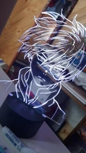 Lamp Bedroom-Decor Gift Led-Night-Light Acrylic Academia Face-Design Anime Shoto Todoroki