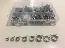 Envío Gratis 80 unids/set 7-18mm primavera Clip manguera abrazadera de tubo flexible tubo de agua de tubo de aire de coche herramientas