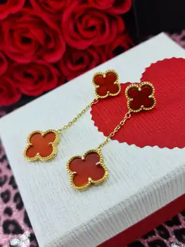 

Silver earrings with Clover 925 silver