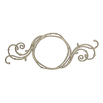 

Vk-88 decorative element 'frame round' curls '17*6,5 cm Astra