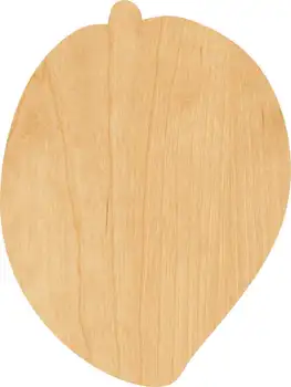

Mango Wooden Laser Cut Out Shape - Great for Crafting - Hobbyist - D.I.Y. Projects