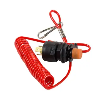 

Emergency stop button with check, 12 V 12-15 A, NZ/HP aes121312b