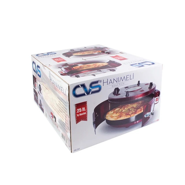Tandoori Mini Sütő Pirítós Pizza Konyhai Elektromos Kályha Kenyérkészítő Motor Simfer Reggeli 25 Lt 1300 W Kerek Türkhish - Image 4