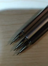 JIANWU-Conjunto de lápices mecánicos de 0,5mm y 0,7mm con textura de metal, Set de 3 unidades, material plástico para oficina