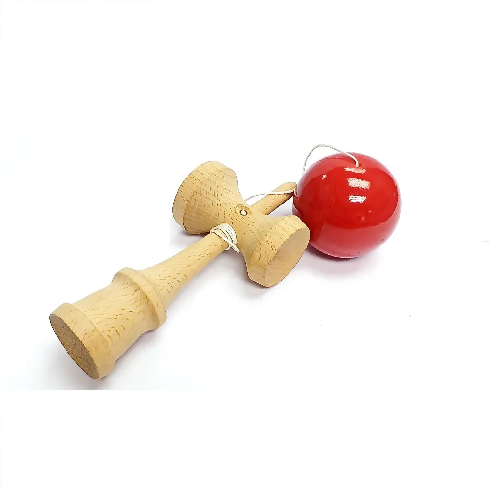 wooden kendama red -   155g