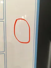 Pizarra magnética de tamaño A3, calendario mensual, pizarra blanca de borrado en seco para cocina, refrigerador casero, cepillo semanal