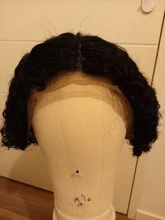 Pelucas cortas de pelo humano con corte Bob, 4x4, rizado brasileño virgen Jerry rizado, línea de cabello Natural moderno, peluca rizada Bob 13x4