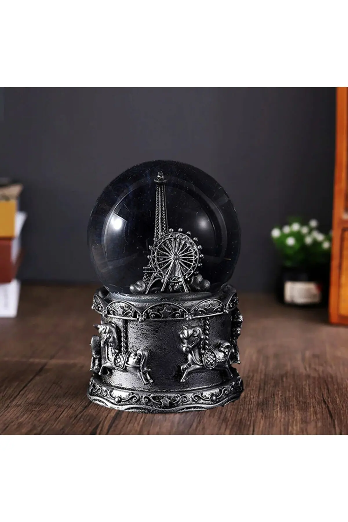 Moon Ant Tower Snow Globe Palline Illuminate Di Medie Dimensioni Carillon Prodotti Regalo Palline Decorative Home Bedroom Design Bigiotteria
