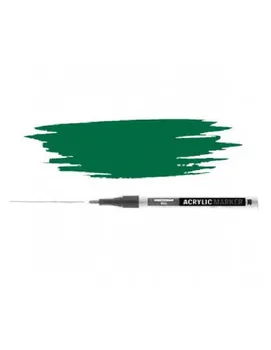 

MARKER ACRYLIC AMSTERDAM TIPPED 1-2 MM GREEN COLOR PERMANENT DARK