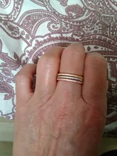 Huitan-Anillos finos minimalistas para mujer, sortija de boda brillante de circón cúbico, alta calidad, versátil, 2020