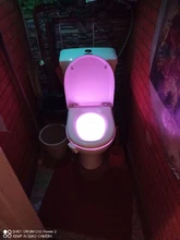 Toilet-Light Seat Night-Lamp Motion-Sensor Goodland LED Bathroom Backlight 8-Colors Children