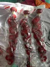 Pinshair rojo onda del cuerpo mechones con cierre rojo 99J Borgoña mechones peruano del pelo humano 3 mechones con cierre cabello Remy 10-26