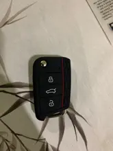 Funda de silicona para llave de coche, carcasa de silicona para VW, Polo, Golf 7, Skoda, Octavia, Kodiaq, Karoq, SEAT Ateca, Leon, 2016, 2017, 2018, 2019