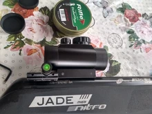 Mira telescópica para Rifle de caza táctica, visor óptico de 11mm y 20mm, punto rojo 1X40RD