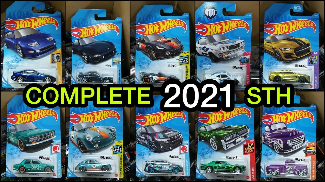 Hot Wheels Super Treasure Hunt 20202021 Railed/motor/cars/bicycles