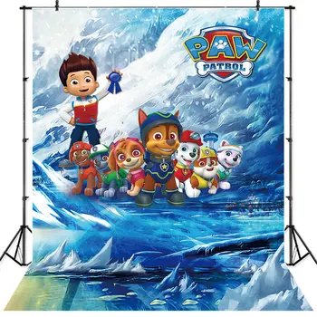 

SeekPro Cartoon dog Photography Backdrop For boys baby kid Customized baby shower Birthday Party Backgrounds For Photo Studio