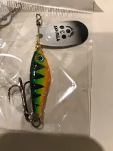 Fishing-Lures Spinner Hard-Bait Crap-Bass Sequins Rotating-Metal Artificial Pike 1pcs