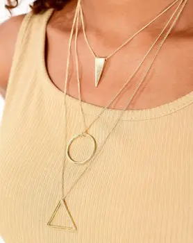 

gold necklace