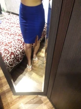 Skirts Stretch Formal High-Waist Women Ladies Package Pencil Hip-Sp5602 7-Colors Work-Wear