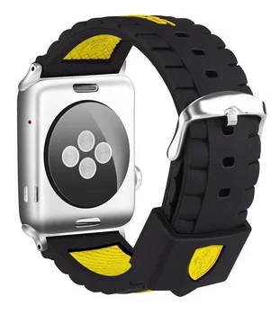 

Strap for Apple Watch 42mm Silicone yellow