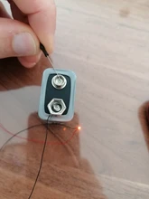 Microlitz-tira de luces LED con cable, resistor de 20cm, 8-15V, modelo DIY, 9 colores a elegir, 50/100 SMD, 10/20/0402 Uds.