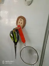 Fridge-Sticker Decorative Refrigerator-Hooks Magnetic-Key-Holder Animals Cute 1pcs Removable