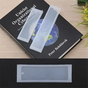 

1Pcs Rectangle Silicone Bookmark Mold DIY Mould Making Epoxy Resin Jewelry DIY Bookmark Markers As Gift