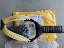 Tirachinas de caza de acero y titanio, potente catapulta con banda de goma, accesorios deportivos para tiro al aire libre