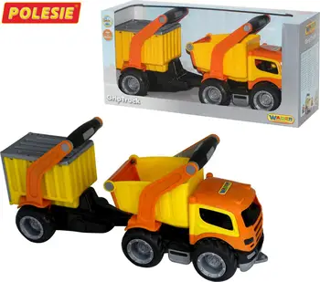 

Other Occupations Toys wader ГрипТрак mining dump truck with trailer (box) games for boys and girls for kids toy for children Pretend Play cars profession