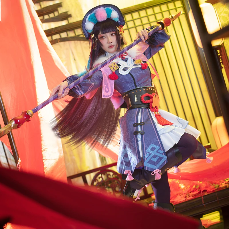 

Genshin Impact Yunjin Cosplay Costume Yun Jin Chinese Opera Outfit for Halloween Party Roleplay геншин импакт геншин Custom Made