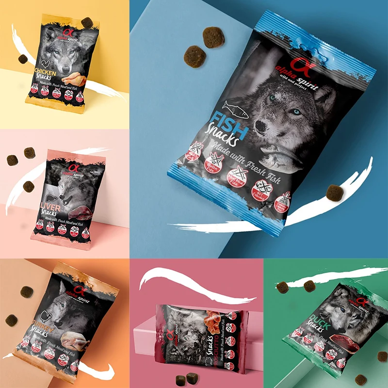 Alpha Spirit Snacks SIN CEREALES para perros 16x35g - Scooby´s Farma