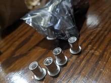 Remache roscado de cabeza plana, aleación de aluminio, 10/20/50/100 Uds., M3, M4, M5, M6, M8, M10, sombrero con remaches, tuerca, 50/100 Uds./caja