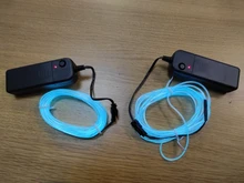 Tape Rope-Tube Shoes Neon-Light Car-Decor El-Wire Aa-Controller Waterproof Led Flexible