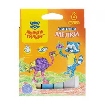 

Chalk color multi-pulti "raccoon in Australia", 6 colors,