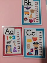 Educational-Toys Cognitive Word-Card Picture Memorise-Games Montessori Baby Flashcards